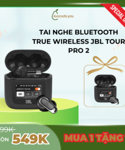 Tai nghe Bluetooth True Wireless JBL Tour Pro 2 (Bluetooth 5.3 | IPX5 | Di động, Ngoài trời )